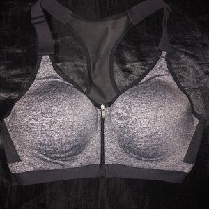 Victoria’s Secret Gray High Impact Sports Bra 36C